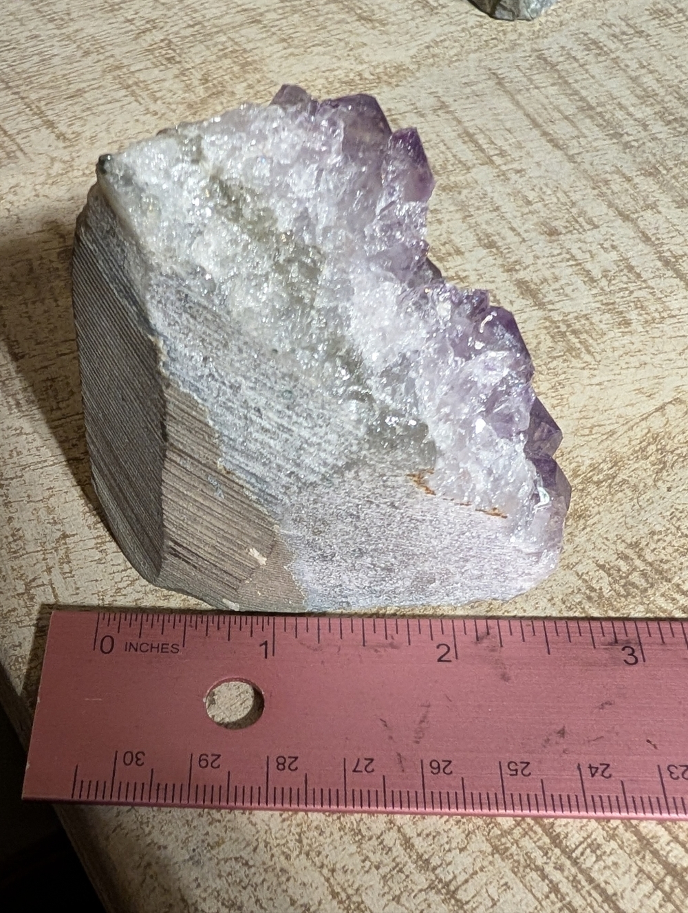 Trio (3) of Brazilian Amethyst Deep Purples 1lb Each - Picture 3 of 16